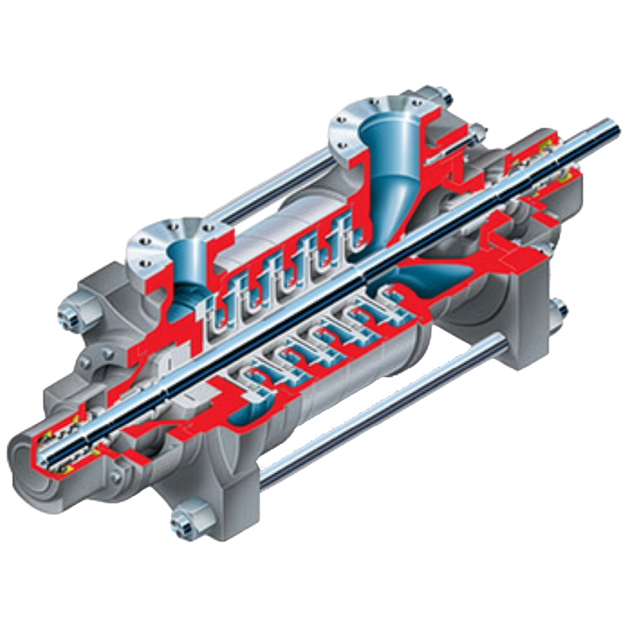 IDP CS Between Bearings Pump-Horizontal,Multistage,Single Case