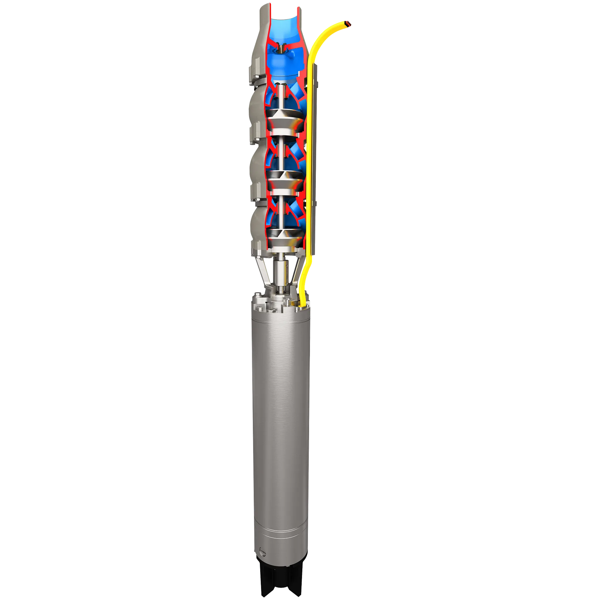 Byron Jackson SUBM Submersible Pump With H2O Water-Filled Motor