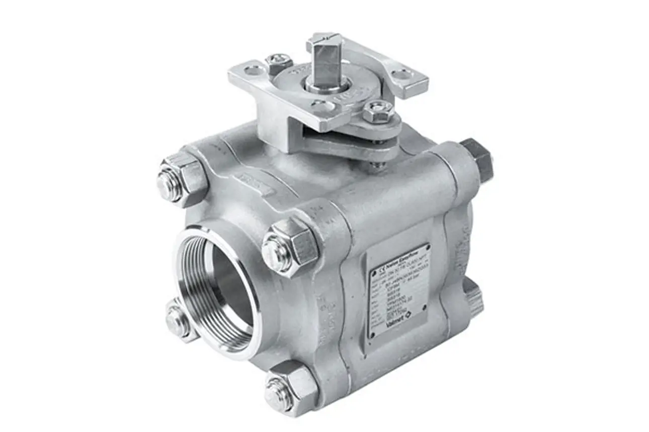 Neles Easyflow™ J4 series 3-piece floating ball valve