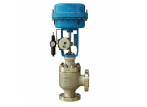Neles cage-guided angle valve, series AB