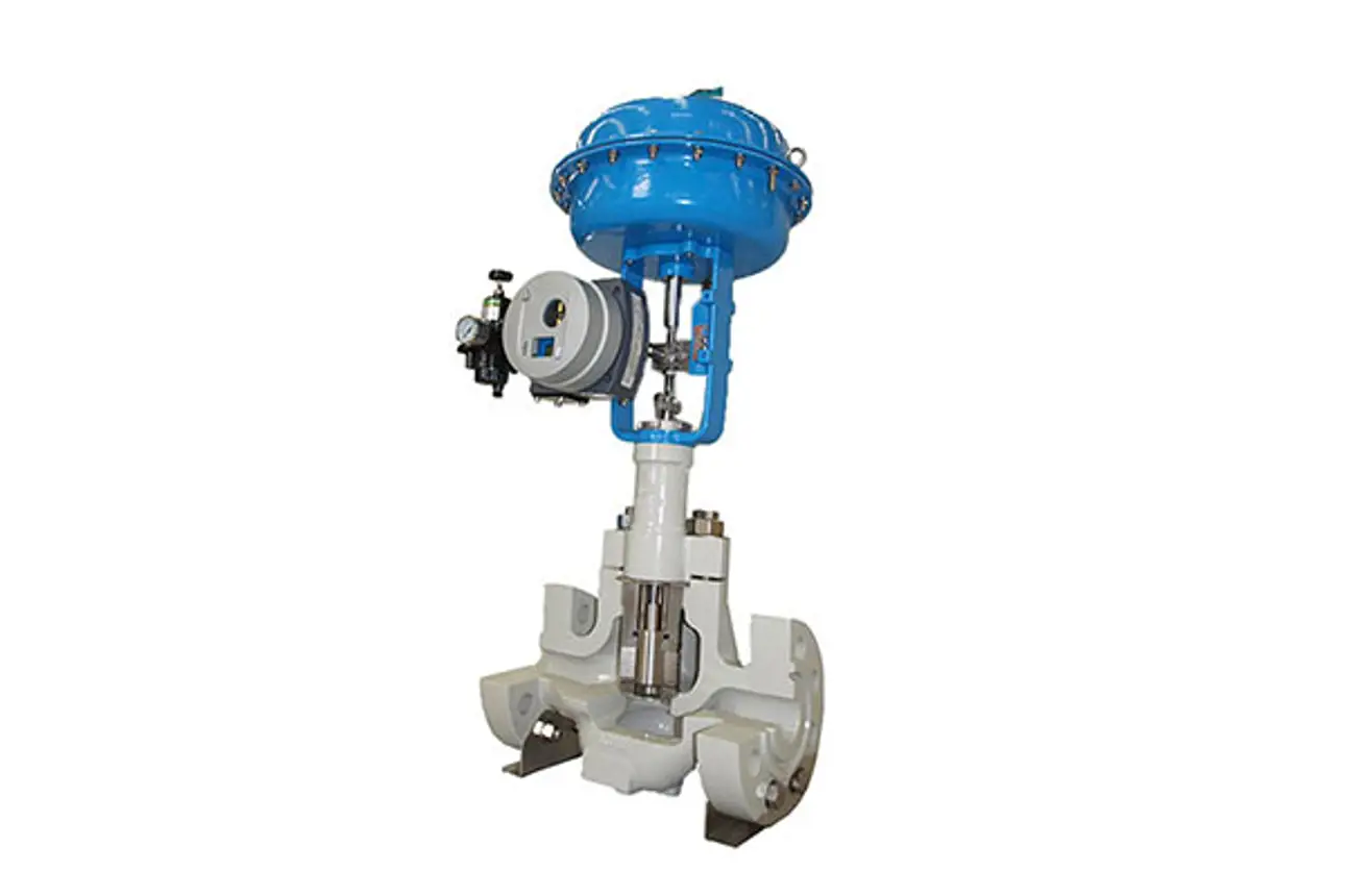 Neles Omega™ globe valve, series GM