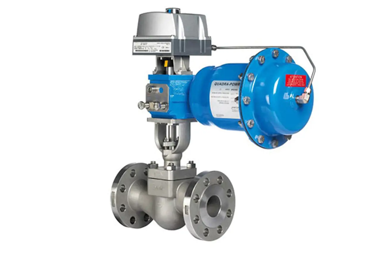 Neles RotaryGlobe™ control valve, series ZX