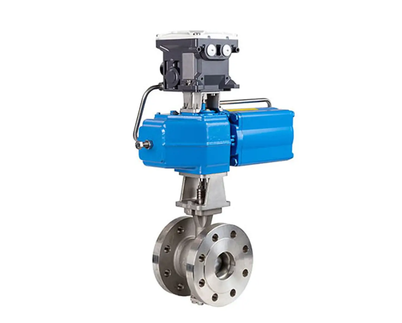 Neles V-port segment valve for control applications, R-series