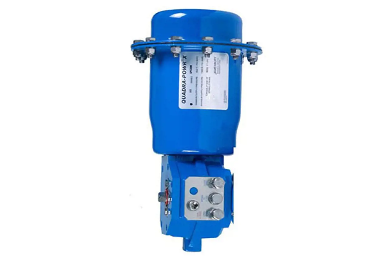 Jamesbury™ Quadra-Powr™ spring diaphragm quarter turn actuators, QPX series